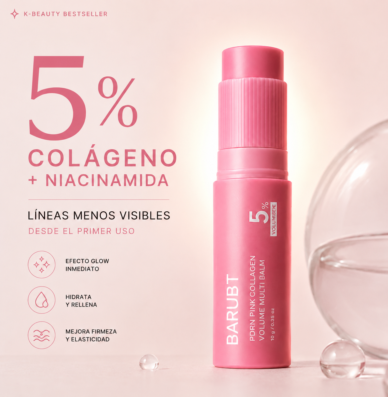 El Balsamo con Colganeo y Ninamicida Eliminan tus lineas faciales