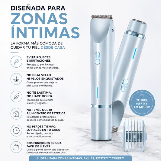 Depiladora Intima en 2 funciones