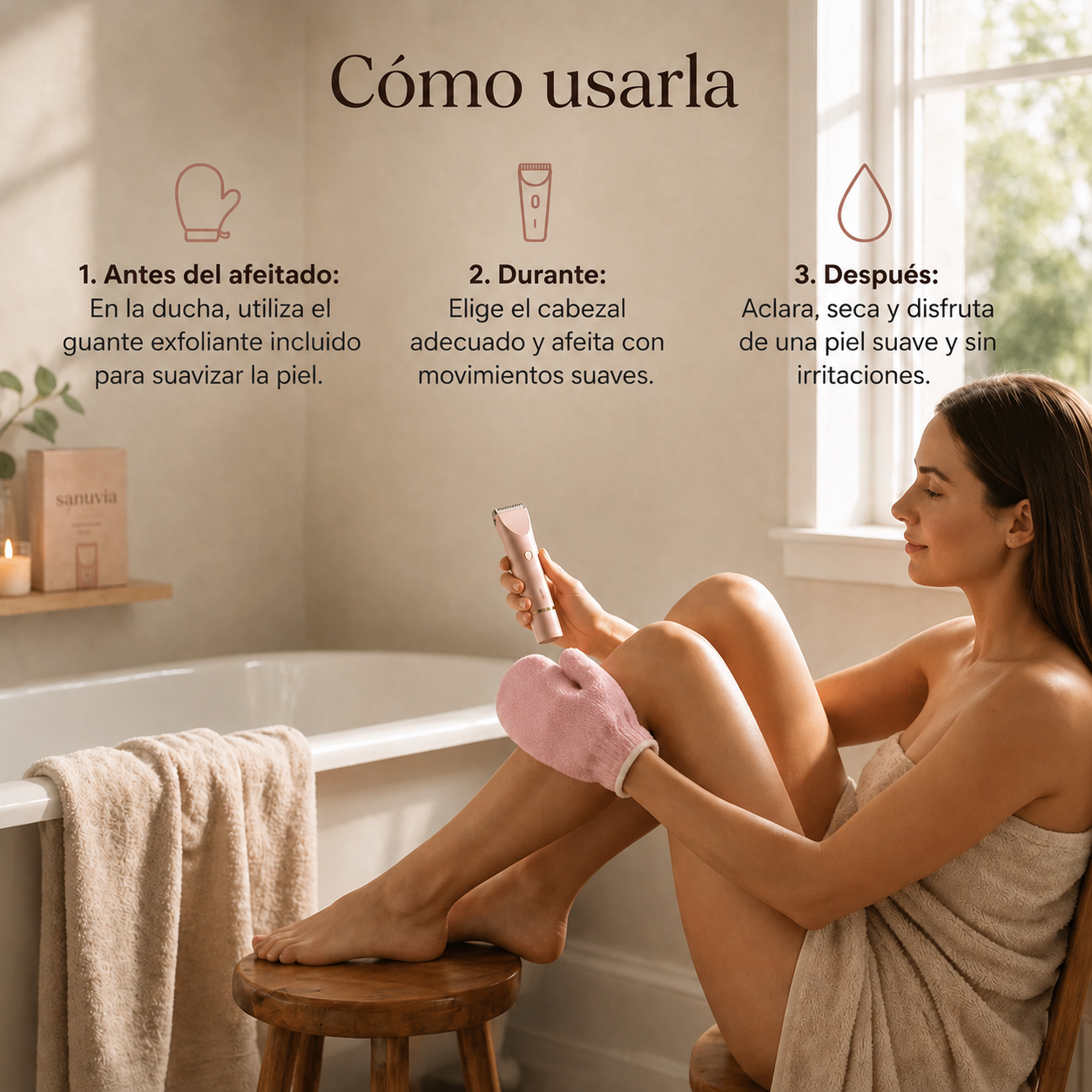 Depiladora Intima en 2 funciones